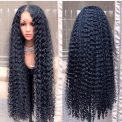 Elfin 13A 220%/180%/150% Density Full Lace Wig Deep Wave Long Wigs Virgin Human Hair Free Shipping in 7 working days