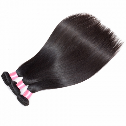 【12A 4PCS】 Peruvian Straight Peruvian  Hair 12A Grade Human Hair Bundles Free Shipping