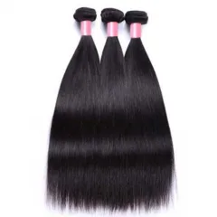 Elfin Hair 3 Bundles Staight Hair Double Weft From One Single Donor Deal 12A Brazilian Straight 8-40inch Hair 100% Human Virgin Hair Extension