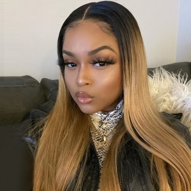 1b/27 ombre wig lace closure wig