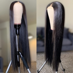 【HD Lace】Straight Hair HD 5*5 Lace Closure Wig 30inch 250% Density Silky Straight Hair Transparent Wig Thin Lace Wig Customize 3 days