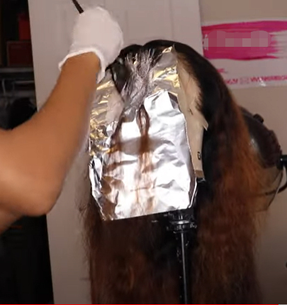 steps to make a highlight wig