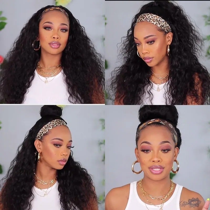 how to style headband wigs