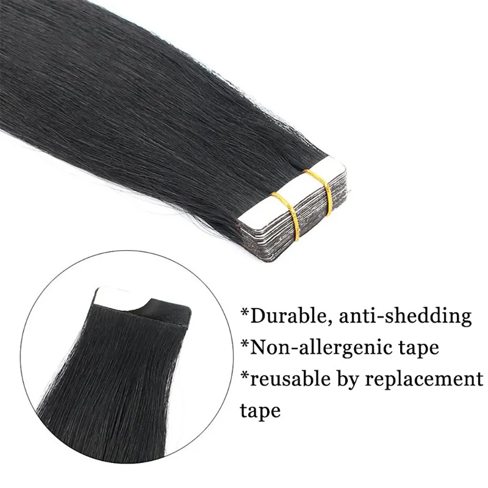 benefits of human hair tape-in extensions