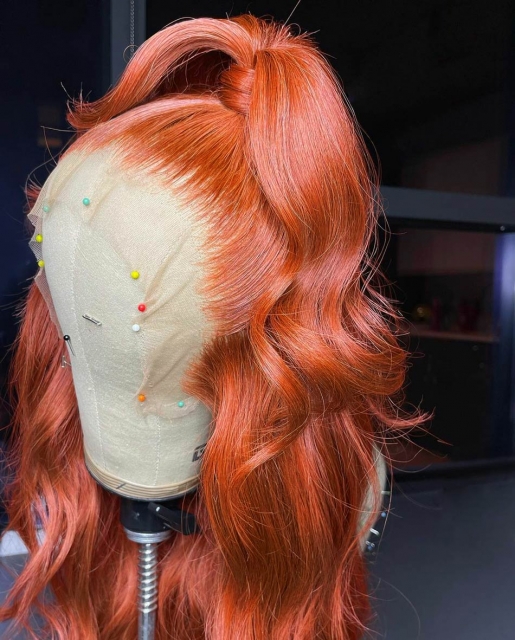 ginger lace front wig