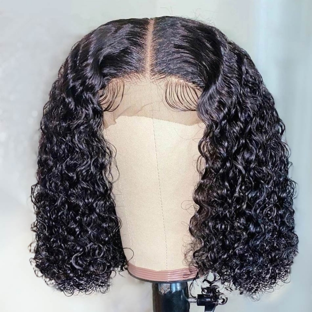 pre-plucked lace front bob wig
