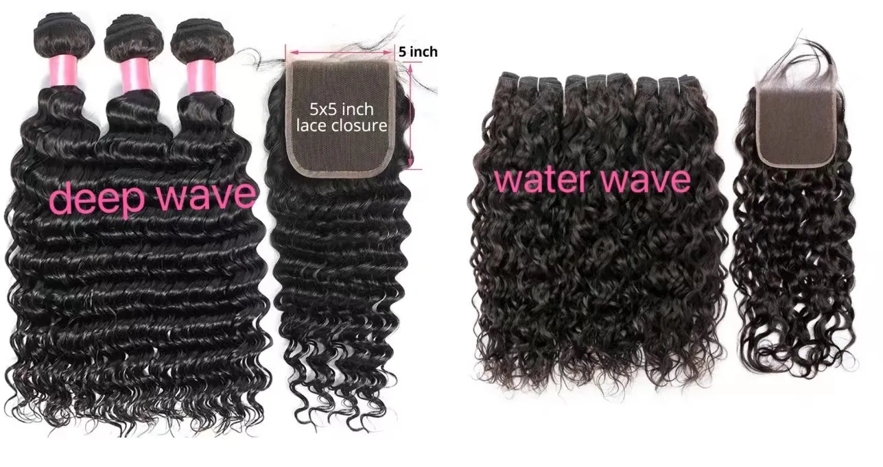 deep wave hair vs. water wave hair