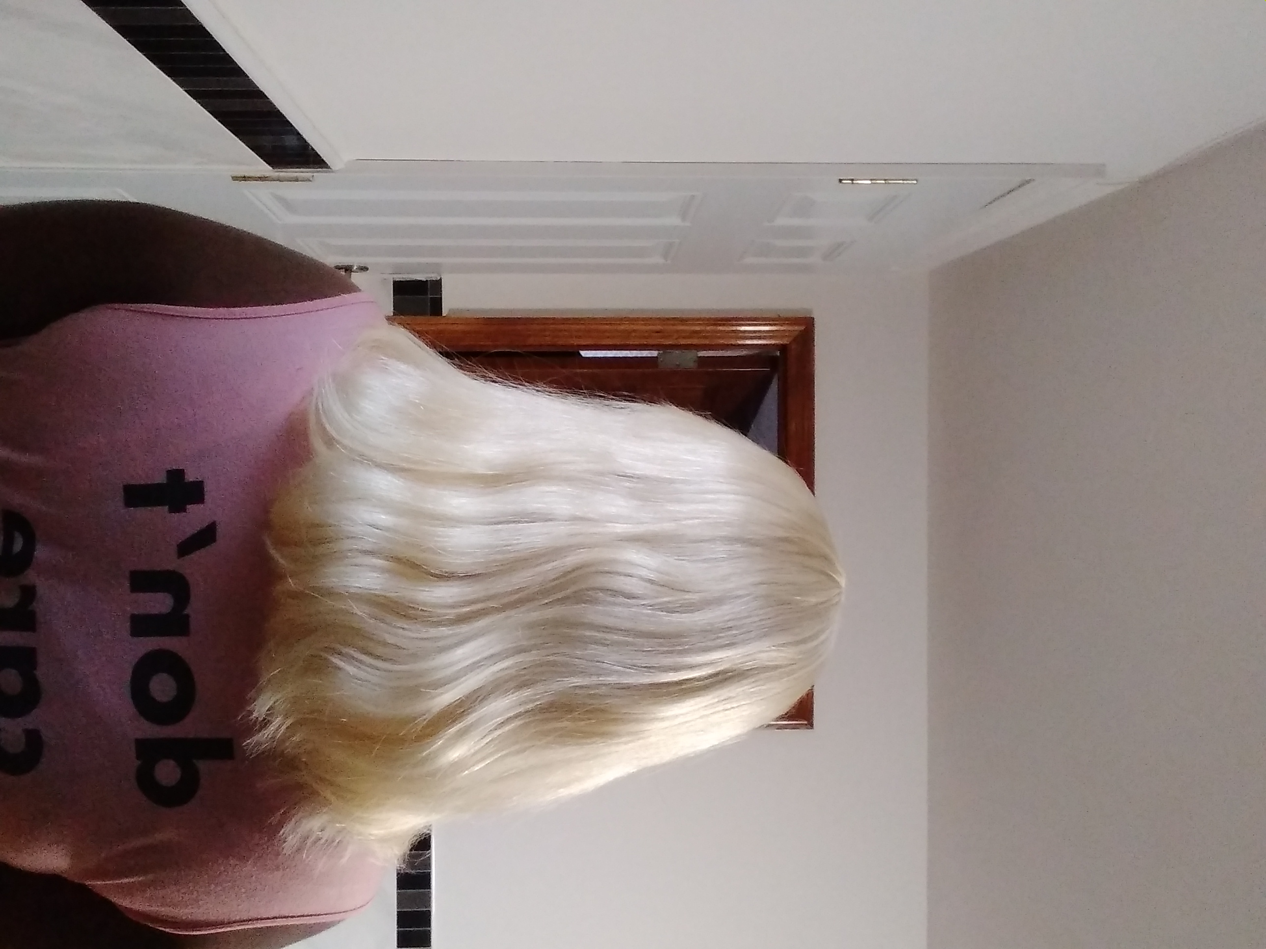 Elfin Hair New In 613 Fringe Bob Wig Full Machinemade Wig Blonde