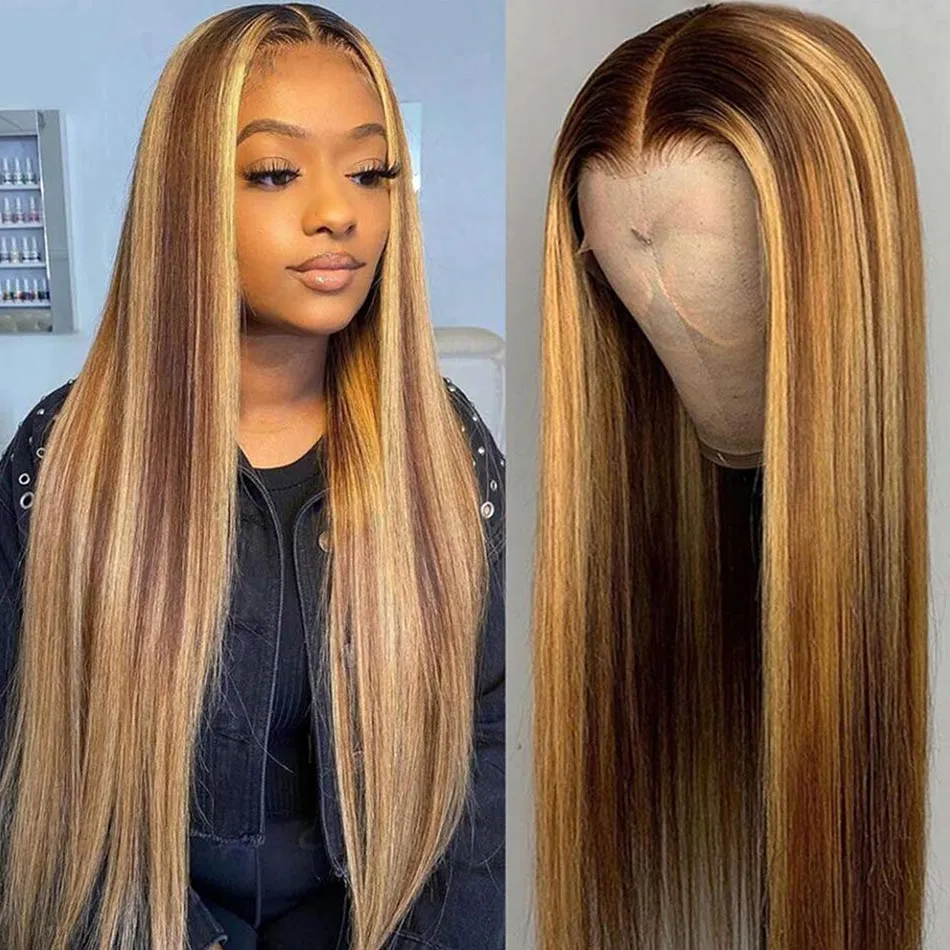 P4/27 Highlight lace frontal wig