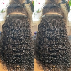 Elfin Hair New Arrival Tape In Extensions Deep Wave For Black Women Microlink Microloop Hair Extensions 20pcs/40pcs/80pcs/120pcs 12-30inch