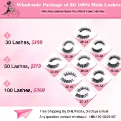 Elfin Hair 3D 5D Mink Eyelashes Wholesale