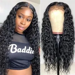 Elfin Hair 4*4/5*5/13*4 Water Wave Wig Wet and Wavy Wig 200%/250% Density HD Lace/Transparent Lace Closure Wig Lace Frontal Wig