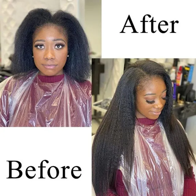 tape-in hair extensions before and after