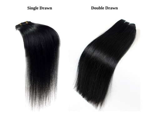 double drawn hair vs single drawn hair