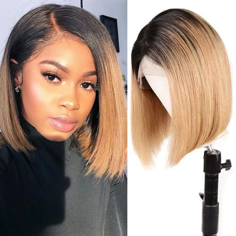 ombre brown bob wig