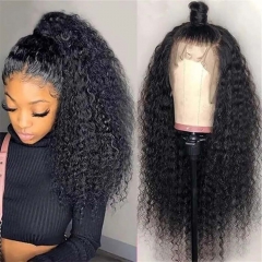 Elfin Hair  Afro Curly【13*4 Curly Lace Wig】13A HD Lace Frontal Wig Transparent Lace Frontal Wig Curly 180% Density 10-28inch Best Human Hair