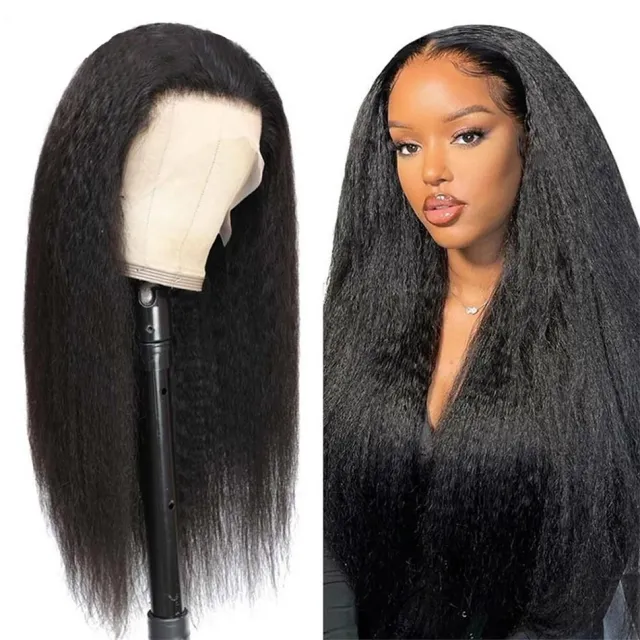 kinky straight lace wig