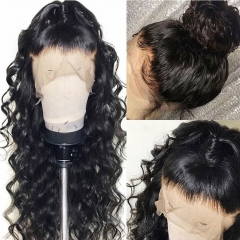 13A Elfin 360 Loose Curly Wig Frontal 180% Density Virgin Human Hair Customize in 7 working days