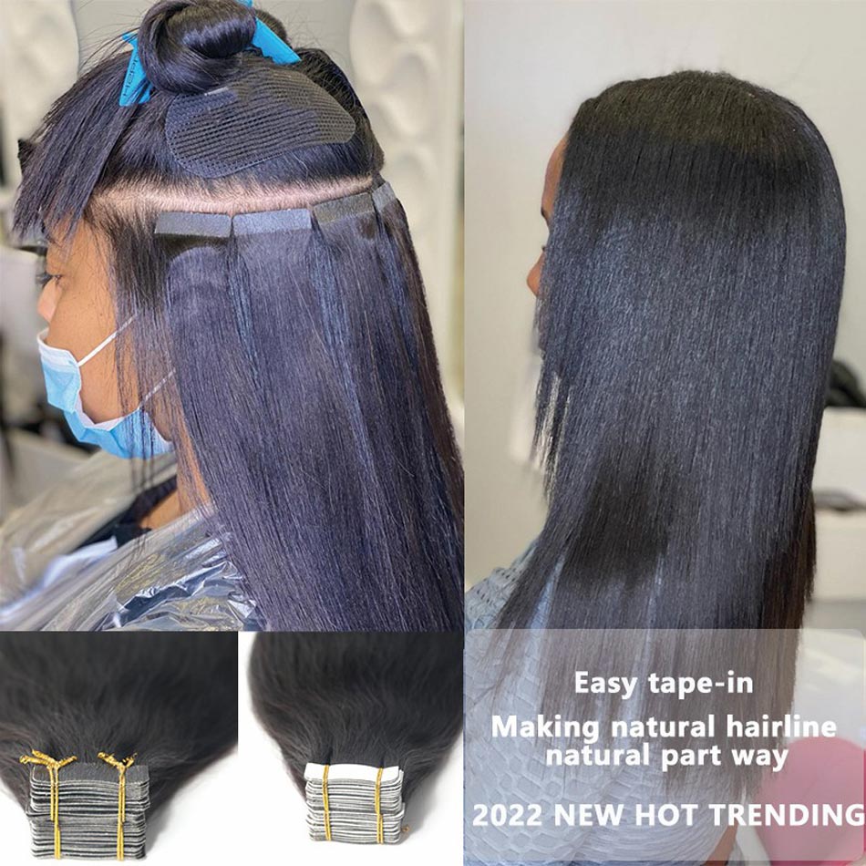 tape-in hair extensions for black hair