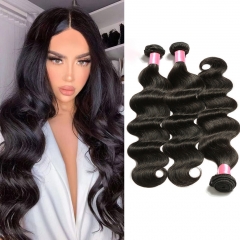 3PCS Hair Bundles New 12A Peruvian Body wave 8-30inch Hair 100% Human Virgin Hair Extensions Natural 1B Color