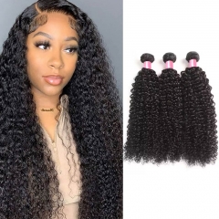 3PCS Hair Bundles New 12A Raw Burmese Curly 8-30inch Hair 100% Human Virgin Hair Extensions Natural 1B Color