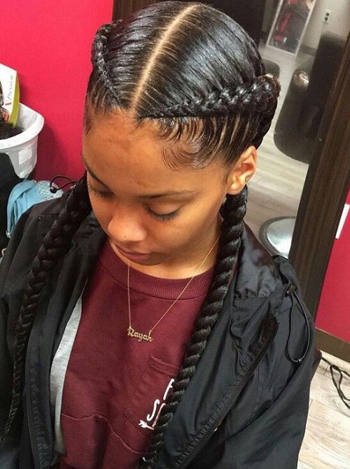 12 Stunning Half Cornrows Hairstyles For Your Inspiration