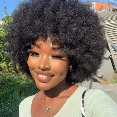 【New In】Elfin Hair Natural 4C Afro Curly Bob Wig 13*4 Transparent Lace 180% Density Short Curls Wig Bleach Knots Customized 3 Days