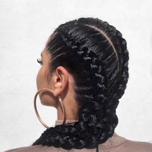 Dutch V Braids 4 Styles