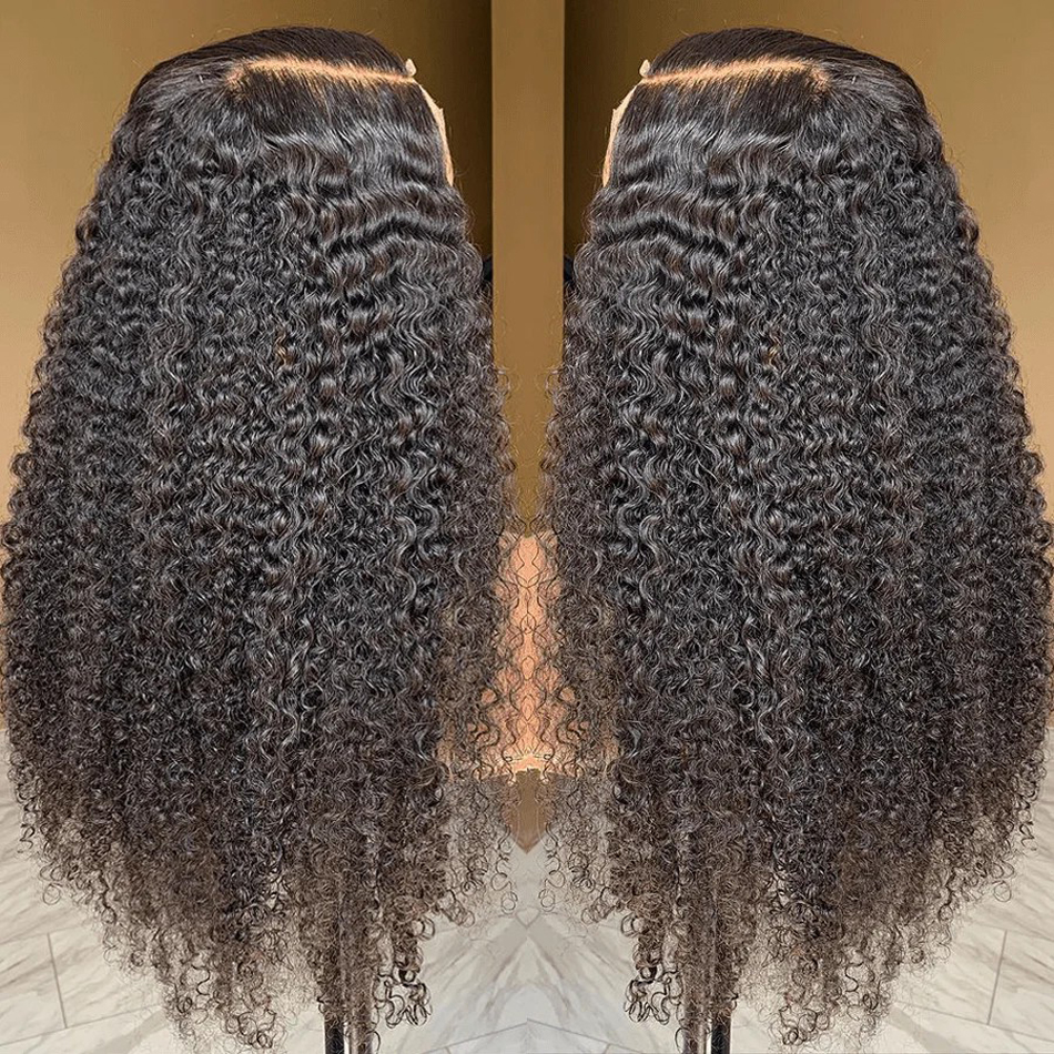 curly human hair lace wig 