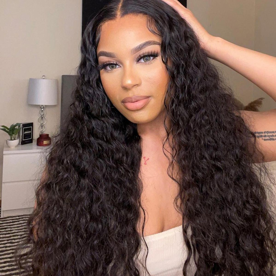water wave glueless wig 