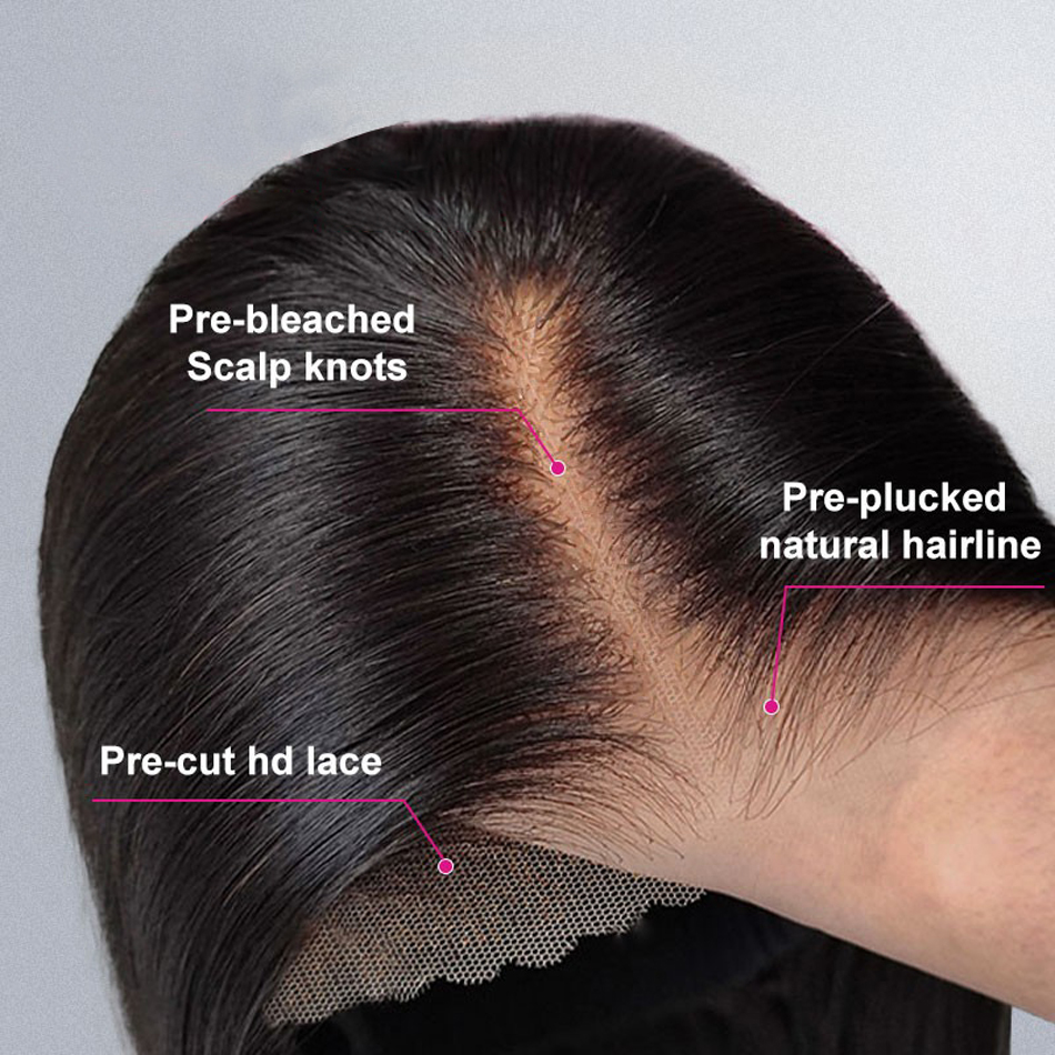 Elfinhair pre-cut glueless wig pre-plucked wigs