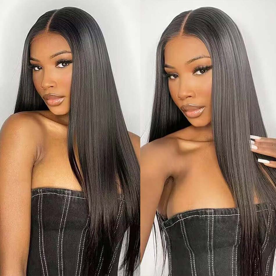 straight wear and go wigs human hair