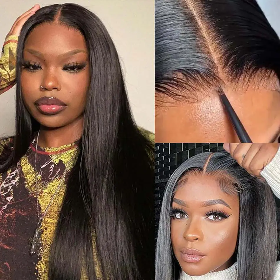 pre-plucked glueless lace wig