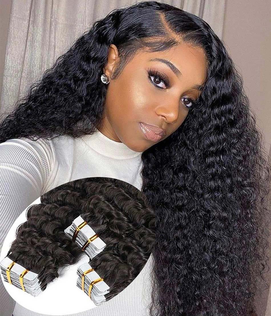 Curly hair wig extension best sale