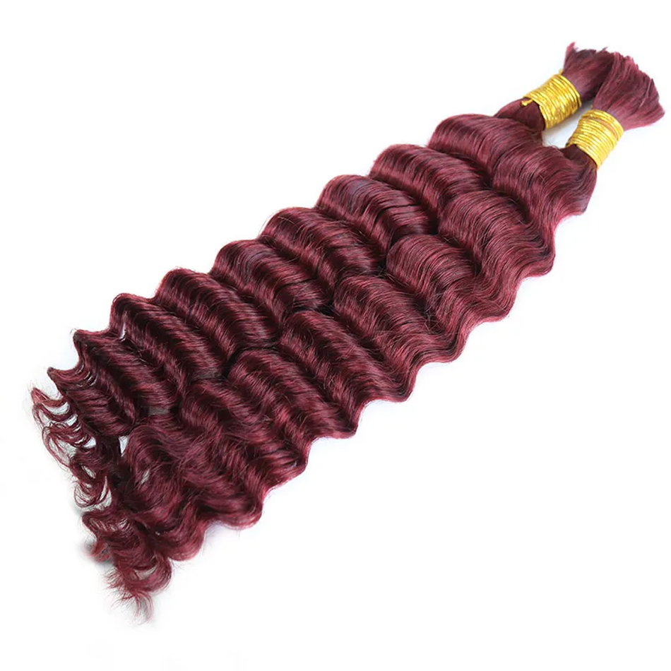 textured burgundy raw hair for braiding