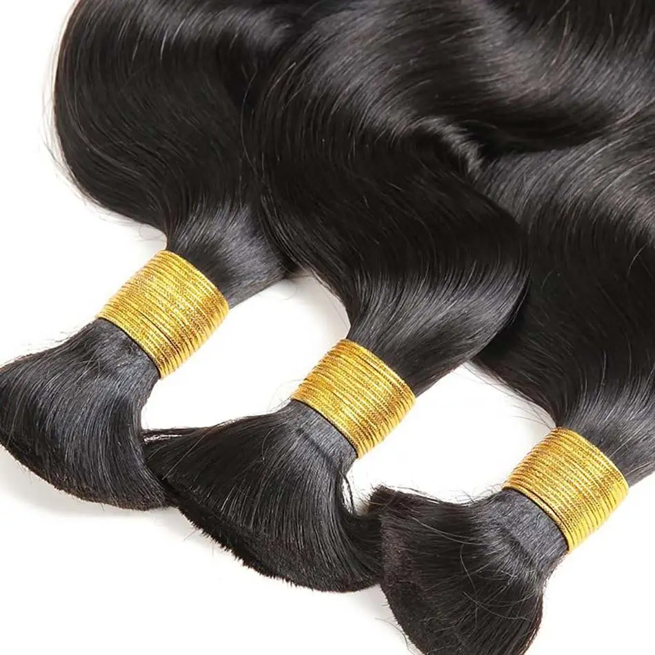 human hair bundles with no weft