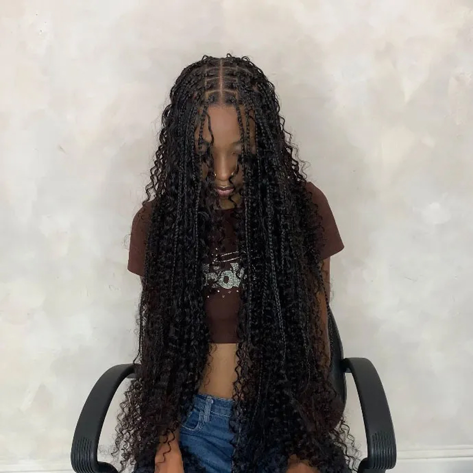bohemian braids for black women