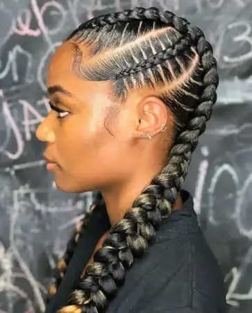 Double Dutch Braided Ponytail 