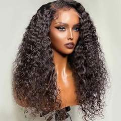 Elfin Hair 13A 200%/250% Density 6*6 Lace Closure Wig Deep Wave Curly HD/Transparent Lace Wig Human Hair
