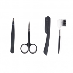 4 in 1 Hairline Customization Lace Cut Kit Razor Scissors Tweezers