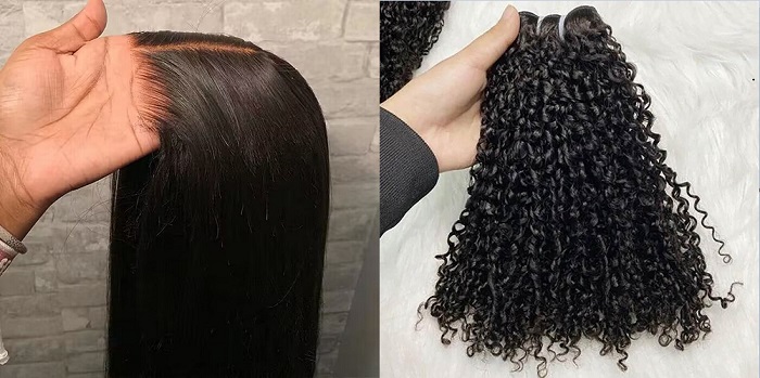 human hair wig vs human hair weft