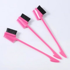 Hair Brushes Double Sided Eyebrow Brush Comb Edge Control