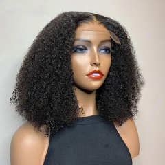 Elfinhair HD/Transparent Lace 6*6 Kinky Curly Bob 250% Density Lace Wig Bob Wig