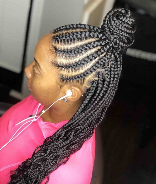12 Stunning Half Cornrows Hairstyles For Your Inspiration