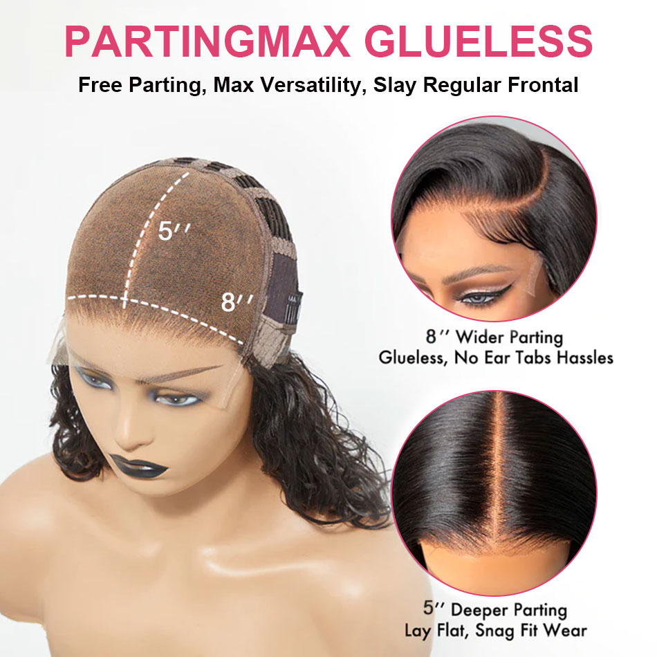 NEW Fitted Glueless 360 HD Lace Wigs Loose Curly Pre-Plucked Hairline &  Invisible Band