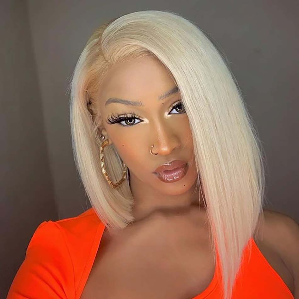 honey blonde bob for black women