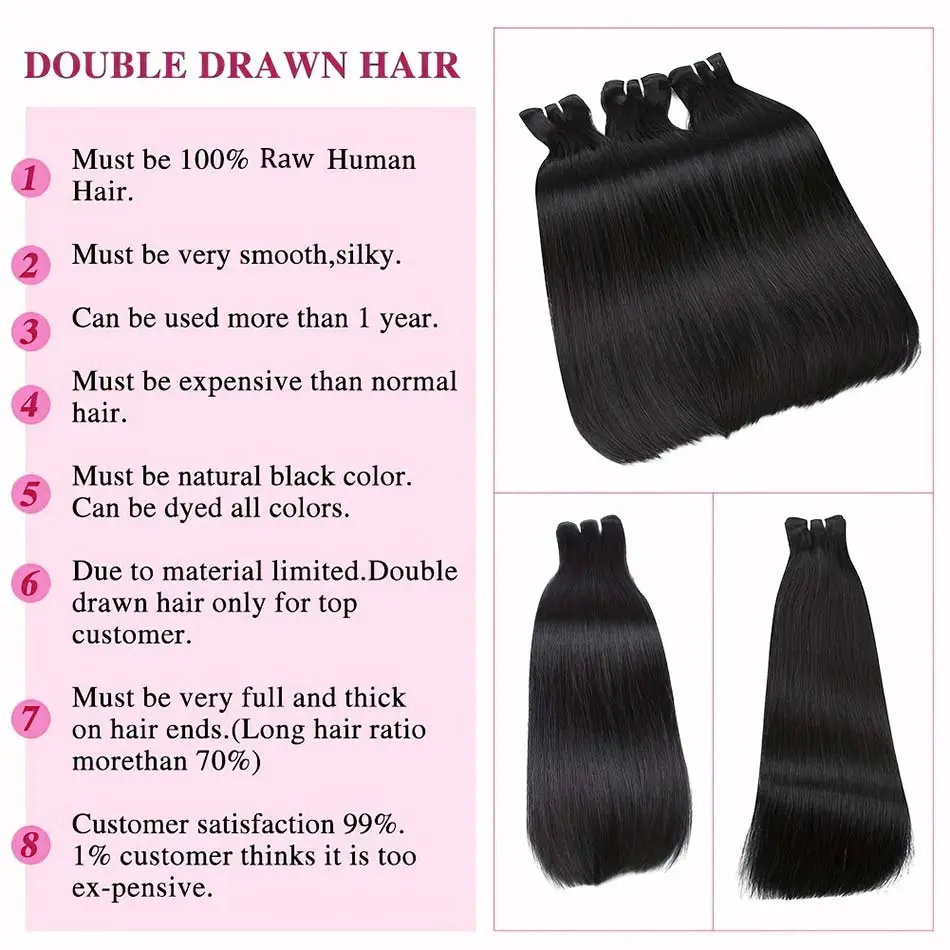 why choose Elfinhair super double drawn