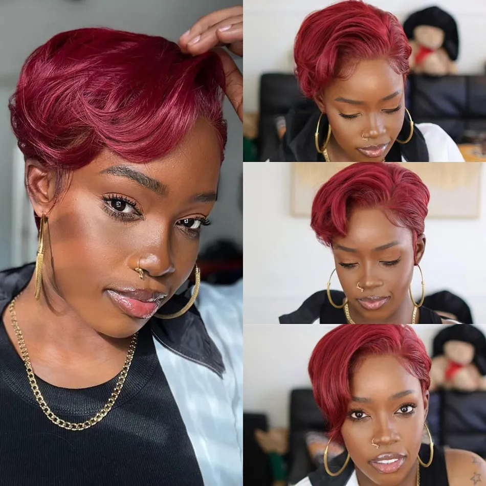 burgundy feathered pixie bob