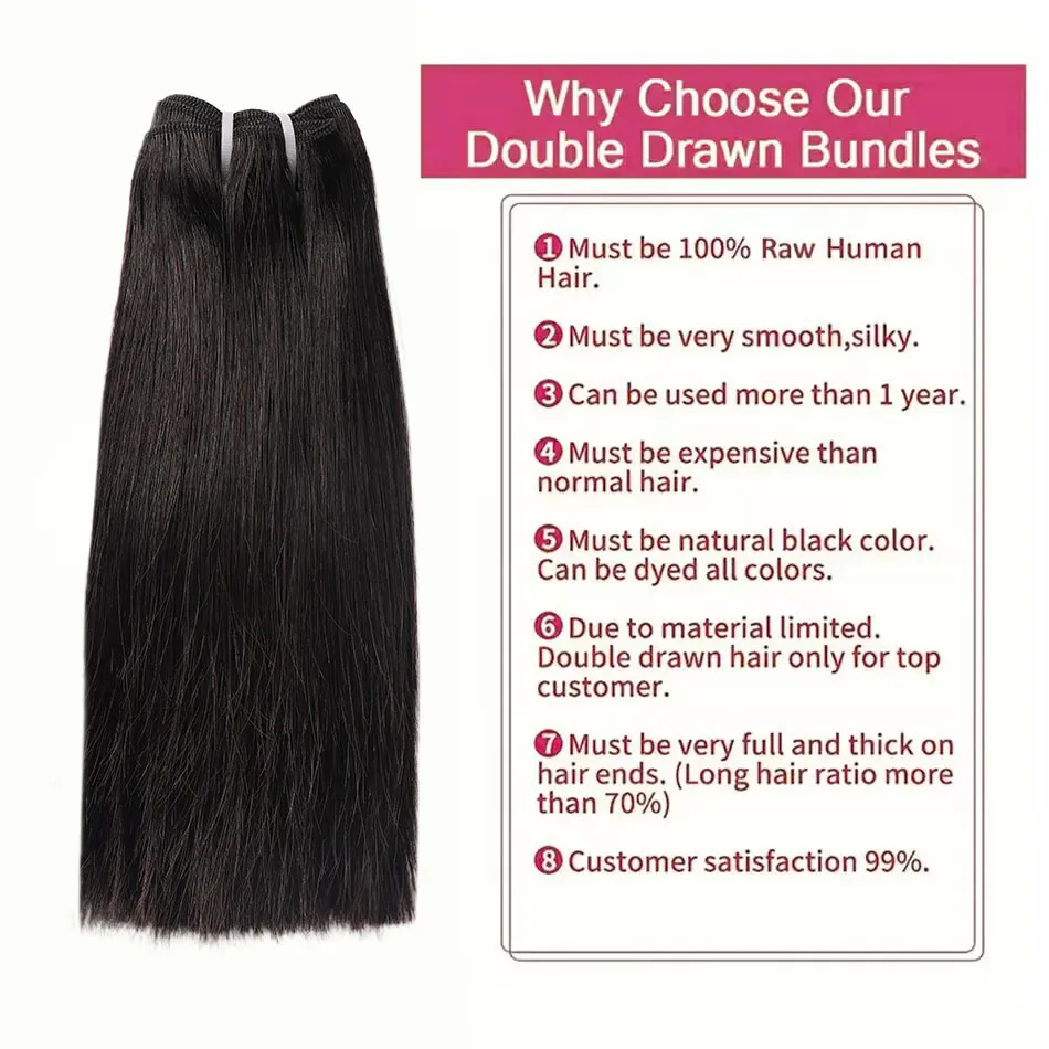 double drawn hair