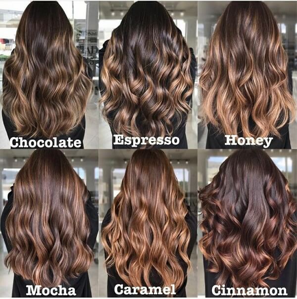 balayage ideas for dark hair